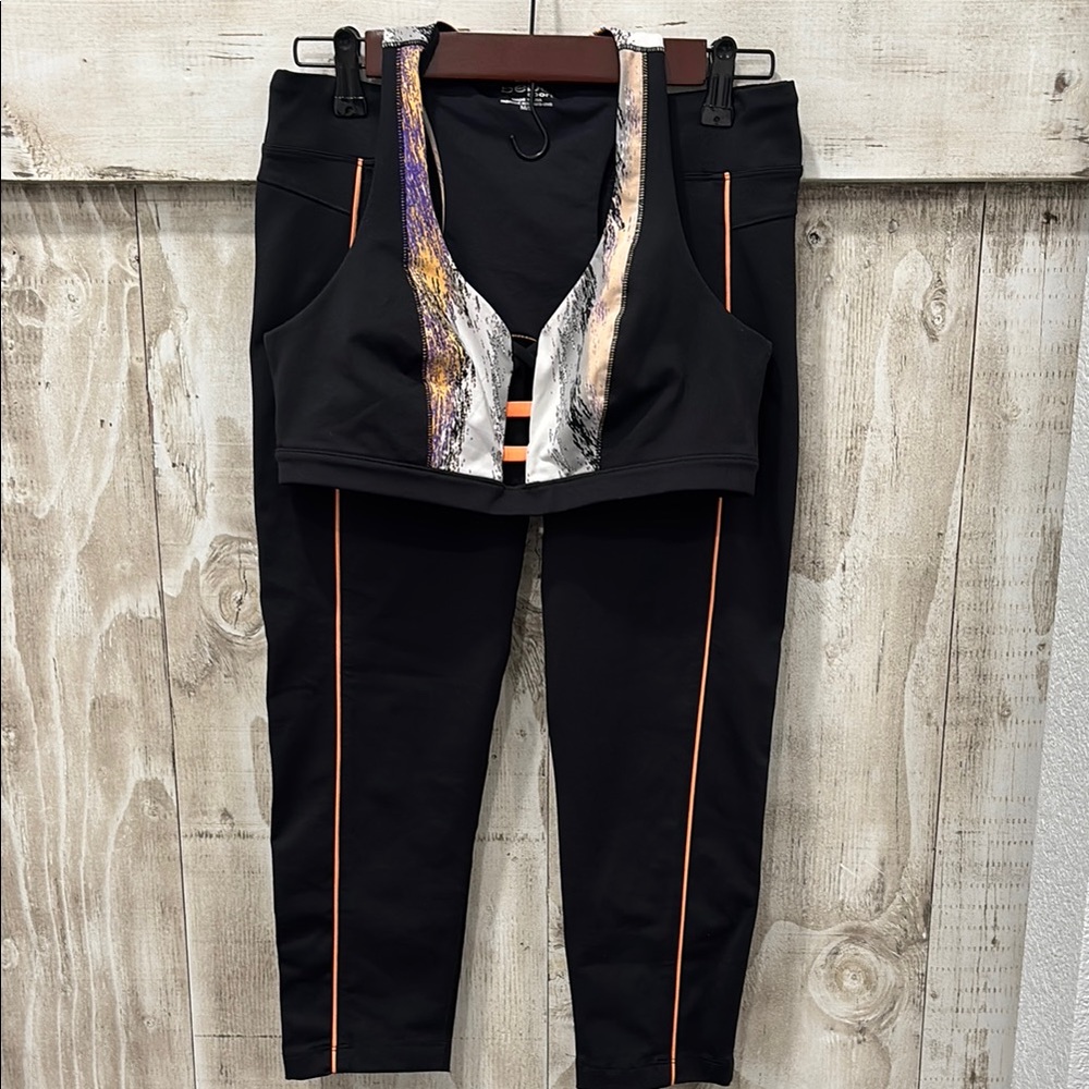 Bebe Original Bebe sport Black and Orange sports set